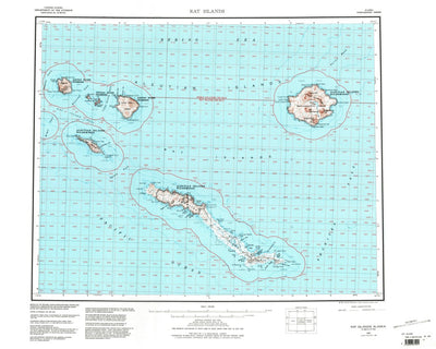 United States Geological Survey Rat Islands, AK (1951, 250000-Scale) digital map