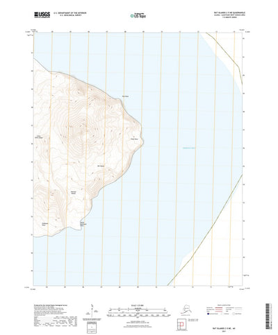 United States Geological Survey Rat Islands C-5 NE, AK (2021, 25000-Scale) digital map