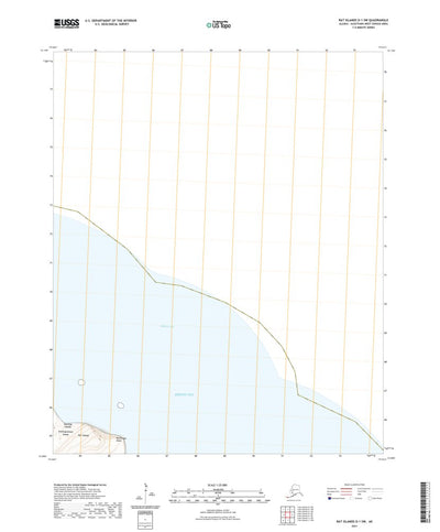 United States Geological Survey Rat Islands D-1 SW, AK (2021, 25000-Scale) digital map