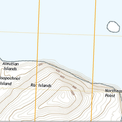 United States Geological Survey Rat Islands D-1 SW, AK (2021, 25000-Scale) digital map