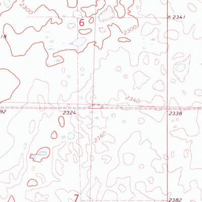 United States Geological Survey Rat Lake, ND (1981, 24000-Scale) digital map