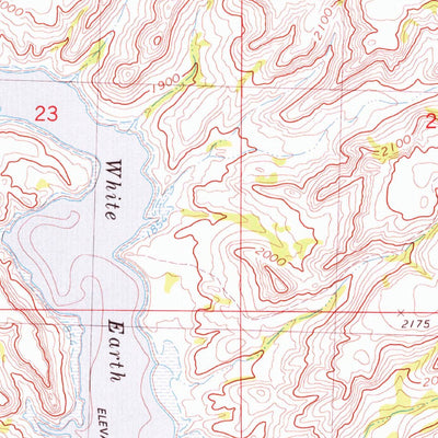 United States Geological Survey Rat Lake, ND (1981, 24000-Scale) digital map