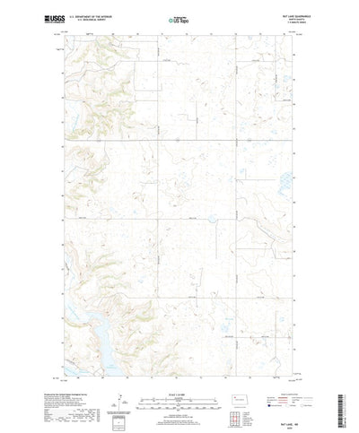 United States Geological Survey Rat Lake, ND (2020, 24000-Scale) digital map