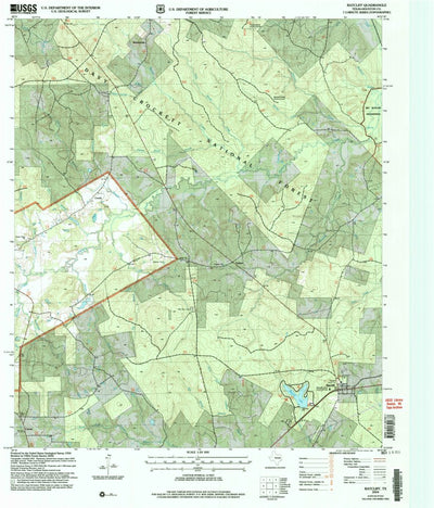 United States Geological Survey Ratcliff, TX (2004, 24000-Scale) digital map