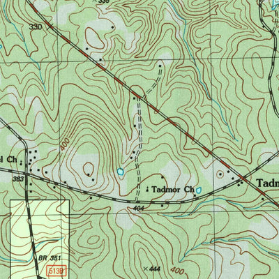 United States Geological Survey Ratcliff, TX (2004, 24000-Scale) digital map