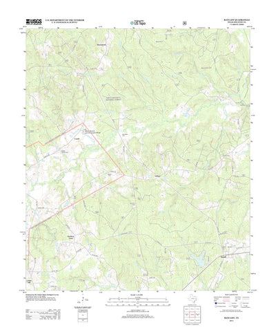 United States Geological Survey Ratcliff, TX (2013, 24000-Scale) digital map