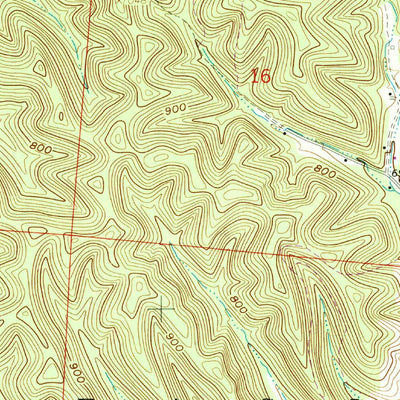 United States Geological Survey Ratcliffburg, OH (1992, 24000-Scale) digital map