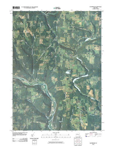 United States Geological Survey Rathbone, NY (2010, 24000-Scale) digital map