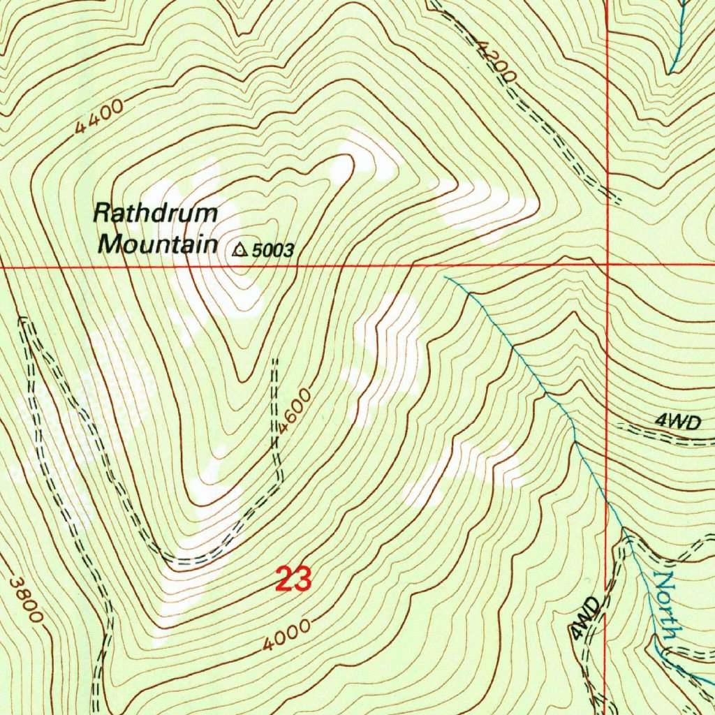 Rathdrum, ID (1996, 24000-Scale) Map by United States Geological Survey ...