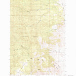 United States Geological Survey Ratio Mountain, MT (1985, 24000-Scale) digital map