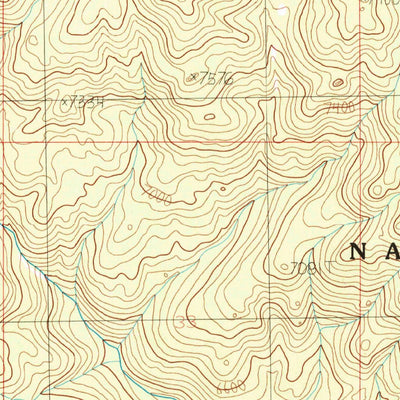 United States Geological Survey Ratio Mountain, MT (1985, 24000-Scale) digital map
