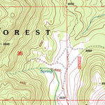 United States Geological Survey Ratio Mountain, MT (1996, 24000-Scale) digital map