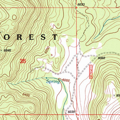 United States Geological Survey Ratio Mountain, MT (1996, 24000-Scale) digital map