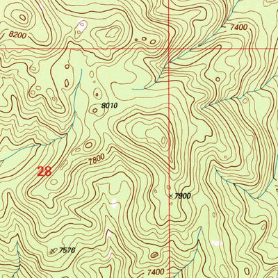 United States Geological Survey Ratio Mountain, MT (1996, 24000-Scale) digital map