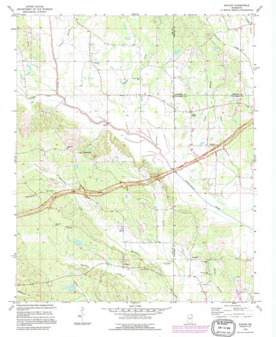 United States Geological Survey Ratliff, MS (1992, 24000-Scale) digital map