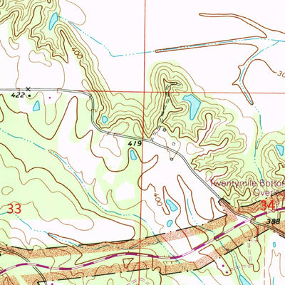 United States Geological Survey Ratliff, MS (1992, 24000-Scale) digital map