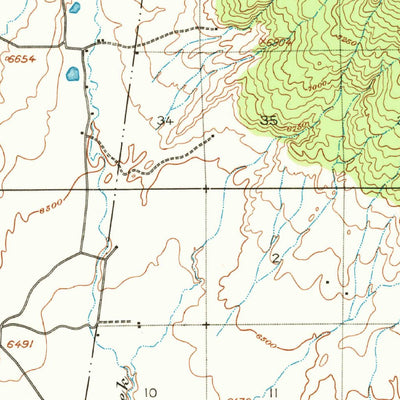 United States Geological Survey Raton, NM-CO (1912, 62500-Scale) digital map