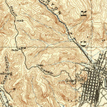 United States Geological Survey Raton, NM-CO (1914, 62500-Scale) digital map