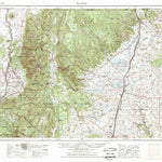 United States Geological Survey Raton, NM-CO (1954, 250000-Scale) digital map