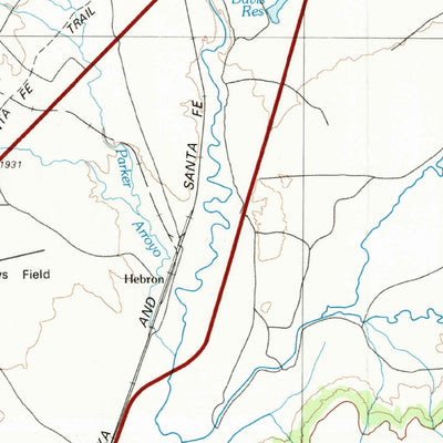 United States Geological Survey Raton, NM-CO (1981, 100000-Scale) digital map