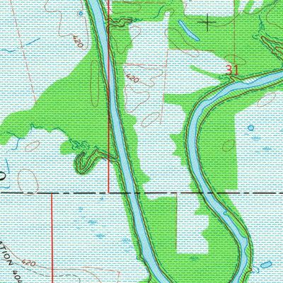 United States Geological Survey Rattan, OK (1971, 24000-Scale) digital map