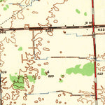 United States Geological Survey Rattle Run, MI (1942, 24000-Scale) digital map