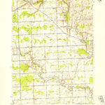 United States Geological Survey Rattle Run, MI (1952, 24000-Scale) digital map