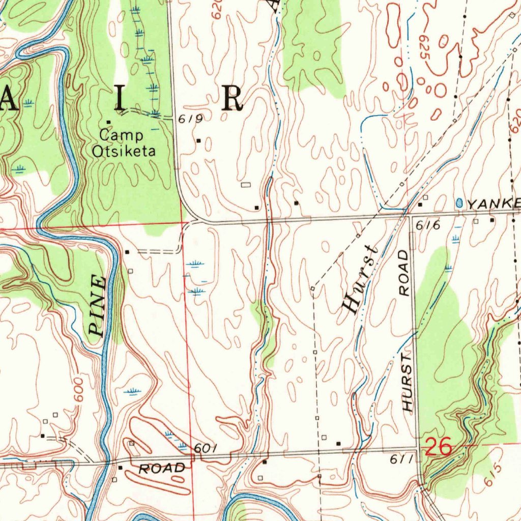 Rattle Run, MI (1968, 24000-Scale) Map by United States Geological ...