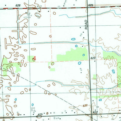 United States Geological Survey Rattle Run, MI (1991, 24000-Scale) digital map