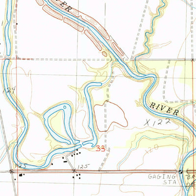 United States Geological Survey Rattlesnake Bayou, MS (1983, 24000-Scale) digital map