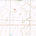 United States Geological Survey Rattlesnake Butte, CA (1990, 24000-Scale) digital map