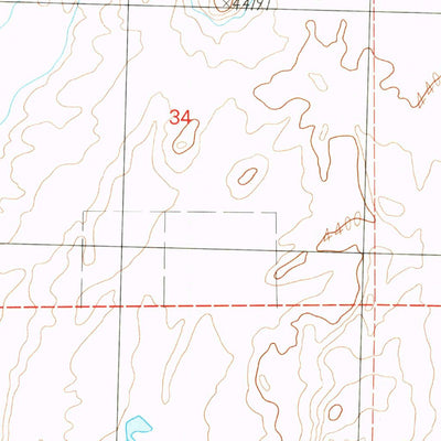 United States Geological Survey Rattlesnake Butte, CA (1990, 24000-Scale) digital map