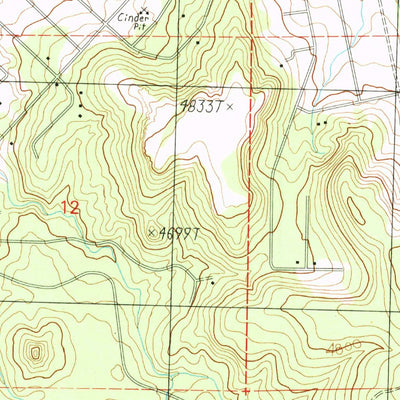 United States Geological Survey Rattlesnake Butte, CA (1990, 24000-Scale) digital map