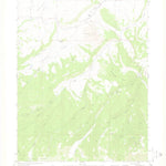 United States Geological Survey Rattlesnake Butte, CO (1971, 24000-Scale) digital map