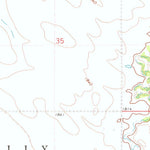 United States Geological Survey Rattlesnake Butte East, SD (1971, 24000-Scale) digital map