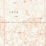 United States Geological Survey Rattlesnake Butte, ID (1972, 24000-Scale) digital map