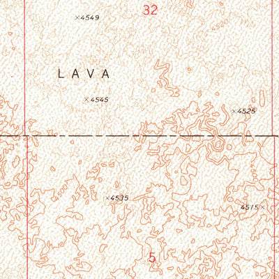 United States Geological Survey Rattlesnake Butte, ID (1972, 24000-Scale) digital map