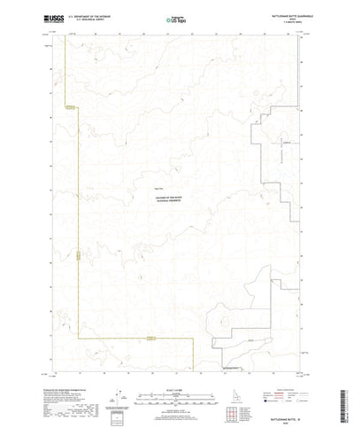 United States Geological Survey Rattlesnake Butte, ID (2020, 24000-Scale) digital map