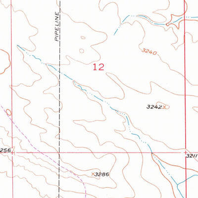 United States Geological Survey Rattlesnake Butte, MT (1956, 24000-Scale) digital map