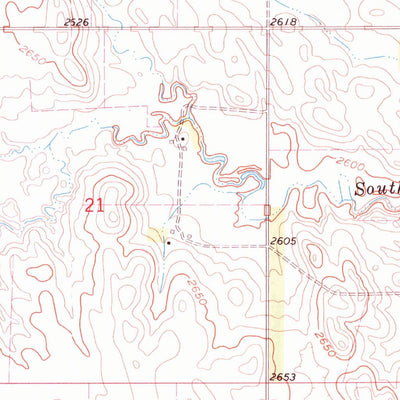 United States Geological Survey Rattlesnake Butte, ND (1963, 24000-Scale) digital map