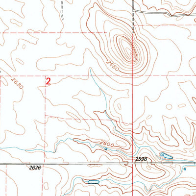 United States Geological Survey Rattlesnake Butte, ND (1997, 24000-Scale) digital map