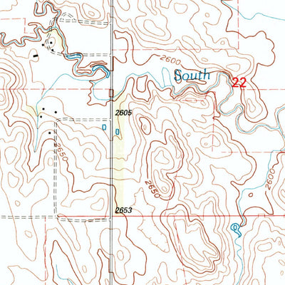 United States Geological Survey Rattlesnake Butte, ND (1997, 24000-Scale) digital map