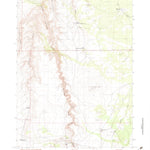 United States Geological Survey Rattlesnake Canyon, OR (1982, 24000-Scale) digital map