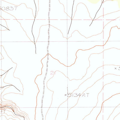 United States Geological Survey Rattlesnake Canyon, OR (1982, 24000-Scale) digital map