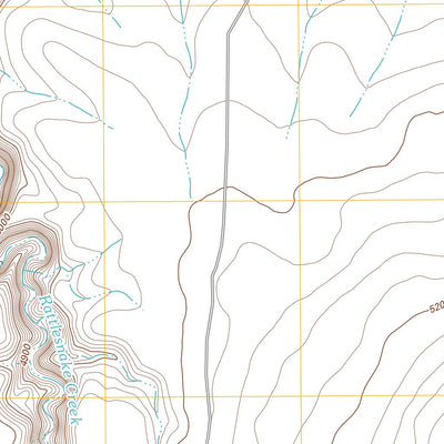 United States Geological Survey Rattlesnake Canyon, OR (2011, 24000-Scale) digital map