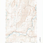 United States Geological Survey Rattlesnake Canyon, WA (1981, 24000-Scale) digital map