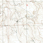 United States Geological Survey Rattlesnake Draw, WY (1984, 24000-Scale) digital map