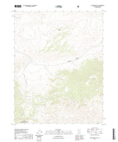 United States Geological Survey Rattlesnake Flat, NV (2021, 24000-Scale) digital map