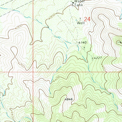 United States Geological Survey Rattlesnake Hill, AZ (1968, 24000-Scale) digital map