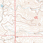 United States Geological Survey Rattlesnake Hill, MT (1973, 24000-Scale) digital map